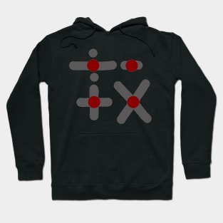 addition subtraction division multiplication math gift symbol design Hoodie